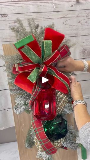 7.1K views · 120 reactions | It’s all about the jewels! Look at this beautiful Christmas swag we made. #diychristmas #wreaths #nadiascraftycorner | Nadia's Crafty Corner Christmas Swag, Christmas Swags, 1k Views, Christmas Decorating, Outdoor Christmas Decorations, Beautiful Christmas, Christmas Wreath, Christmas Diy, Christmas Wreaths