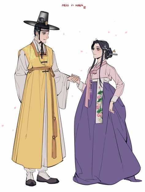 Korean Historical Fashion, Hanbok Male, Hanbok Drawing, Traditional Korean Clothing, Hanbok Traditional, Male Anatomy, Korean Traditional Clothing, Korean Traditional Dress, Korean Hanbok