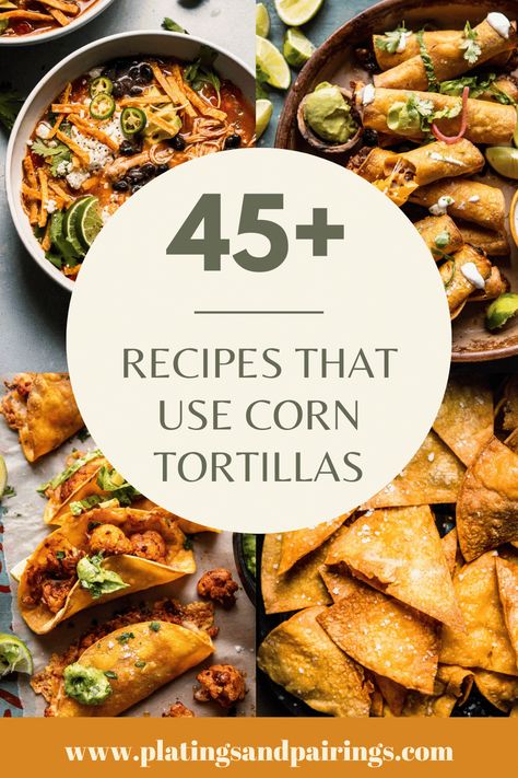 Corn Tortillas What To Do With Healthy, Quesadilla Recipes Corn Tortillas, What To Eat With Corn Tortillas, Corn Tortilla Empanadas, Corn Tortilla Appetizer Recipes, Vegan Corn Tortilla Recipes, Mission Corn Tortilla Recipes, Recipes With Corn Tortillas Healthy, Flour Tortilla Recipe Ideas