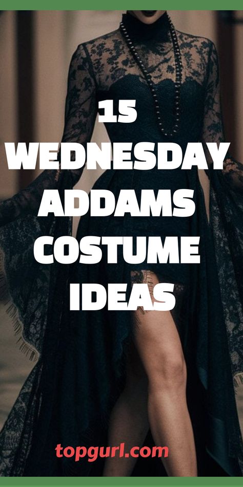 Wednesday Addams Outfit Ideas Formal Halloween Outfit, Dress Like Wednesday Addams, Once Upon A Time Regina Outfits, Wendsday Outfits Ideas, How To Be Wednesday Addams, Diy Wednesday Addams Costume Women, Wednesday Addams Outfit Halloween, Gothic Fall Fashion, Wednesday Adam's Halloween Costume