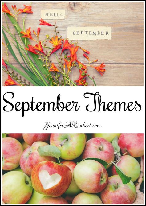 September Themes September Unit Studies, September Homeschool Themes, September Themes For School, September School Themes, September Homeschool Ideas, Themes For September, September Decor, Party Themes For Adults, Easy Play Dough