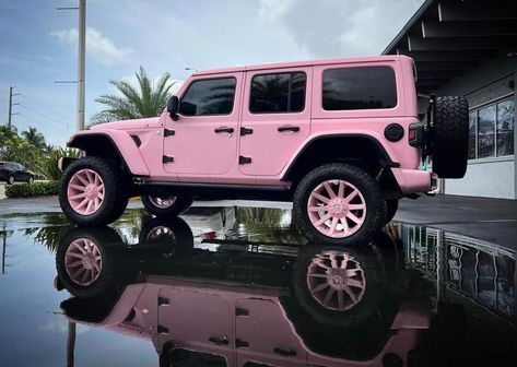 Pink Jeep Wrangler, Custom Jeep Wrangler, Pink Jeep, Black Jeep, Dream Cars Jeep, Custom Jeep, Jeep Rubicon, Jeep Wrangler Rubicon, Jeep Cars