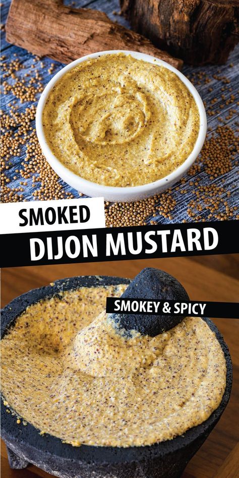 Mustard From Scratch, Smoked Pork Recipes, Beer Mustard, Homemade Mustard, Mustard Recipe, Love At First Bite, Spice Mix Recipes, Homemade Condiments, Smoked Cooking