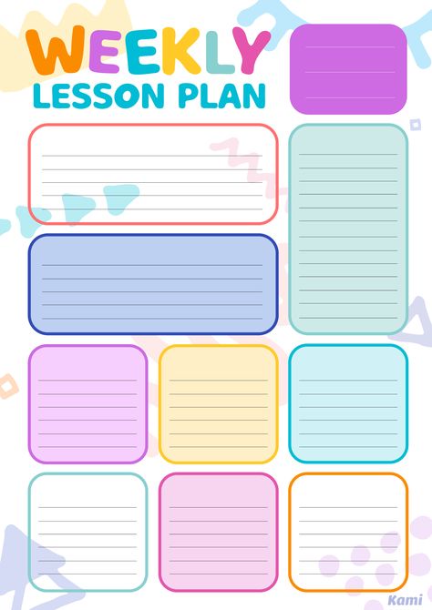 Lesson Plan Format Preschool, Weekly Lesson Plans For Toddlers, Daycare Lesson Plans For Toddlers, Homeschool Essentials, Toddler Lesson Plans Template, Preschool Weekly Lesson Plans, Teacher Lesson Plans Template, Pre K Lesson Plans, Homeschool Lesson Planner