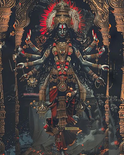 Shakti swaroopa maa kali 🙏🙏 Kali Mata Images, Maa Kali Picture, Kali Mata Aesthetic, Shyama Kali, Jai Kali Maa, Kali Maa Images, Ma Kali Wallpaper, Jai Maa Kali, Mother Kali Wallpapers