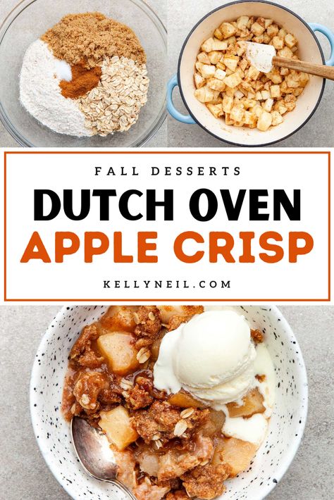 Dutch Oven Apple Crisp Recipe, Apple Walnut Cobbler, Walnut Cobbler, Easy Dutch Oven Recipes, Dutch Oven Desserts, Dutch Oven Recipes Cast Iron, Cast Iron Skillet Cooking, Apple Walnut, Dutch Oven Cooking