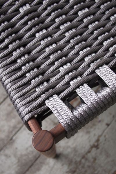 favd_mattthorntondesign-May 19 2015 at 11:26PM Macrame Chairs, Chair Repair, Woven Chair, Woven Furniture, Diy Chair, Furniture Outdoor, Diy Patio, Diy Outdoor Furniture, Handmade Furniture