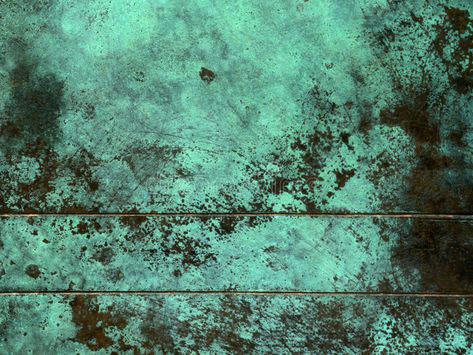 Verdigris Aesthetic, Copper Texture, Patina Copper, Infographic Design Layout, Pressed Metal, Copper Plate, Green Texture, Green Patina, Oxidized Copper