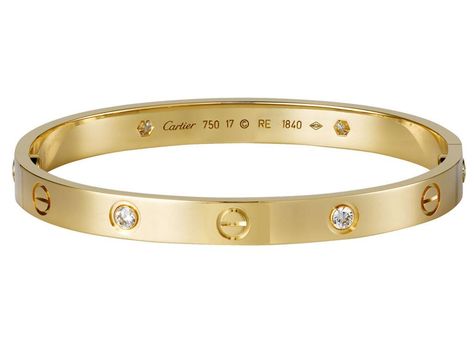 Bracelet Cartier, Van Cleef & Arpels, Bracelet Love, Gold Rings Jewelry, Cartier Jewelry, Bracelets Gold Diamond, Love Bracelet, Cartier Love, Cheap Jewelry