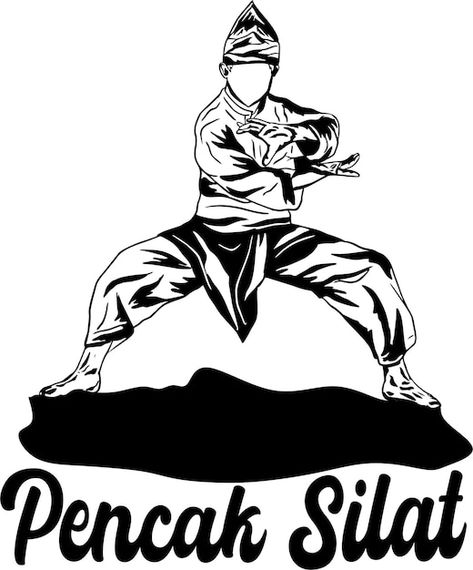 Vector silat illustration logo design t-... | Premium Vector #Freepik #vector #silat #pencak-silat #martial-arts #martial Vector Silat, Pencak Silat Vector Art, Logo Silat, Silat Melayu, Mobil Mustang, Illustration Logo Design, Pencak Silat, Illustration Logo, Aesthetic Tattoo