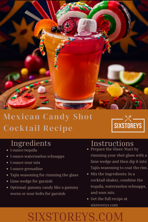 Mexican Candy Shot Cocktail Recipe Mexican Lollipop Shot Recipe, Mexican Chocolate Drink Recipes, Mexican Candy Mixed Drink, Mexican Candy Shot Recipes, Mexican Candy Shots, Candy Shots, Sour Belts, Fun Vibes, Candy Cocktails