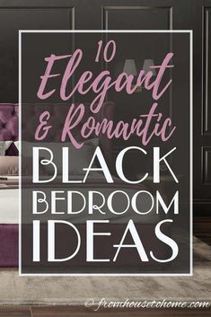 Black Bedroom Furniture Decor, Black Headboard Bedroom, Black White And Grey Bedroom, Black Bedroom Ideas, Black Bedroom Sets, Dark Gray Bedroom, Black And Grey Bedroom, Black Walls Bedroom, Black White Bedrooms