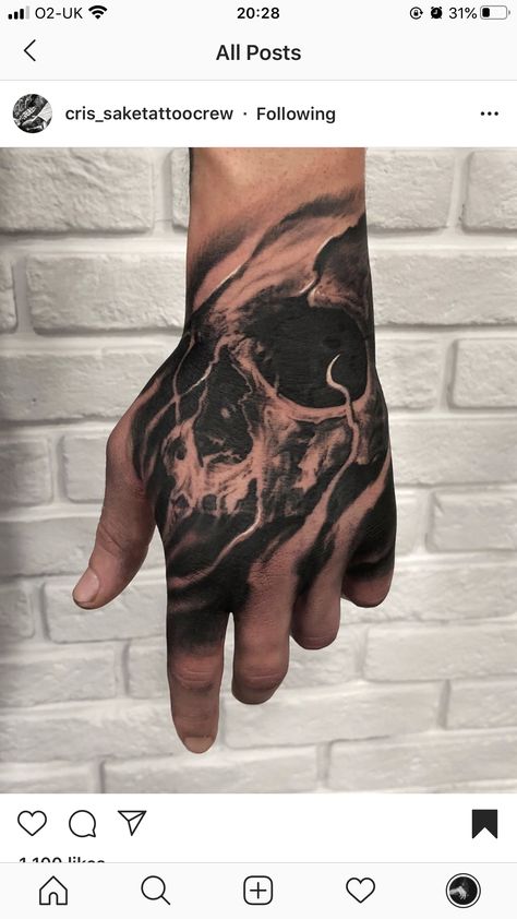 Back Of Hand Tattoos, Cool Animal Tattoos, Tattoo Crane, Fist Tattoo, Tattoo Main, Mangas Tattoo, Skull Art Tattoo, Skull Hand Tattoo, Animal Tattoo Ideas