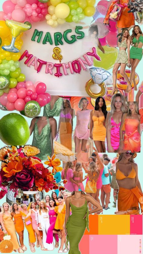 Bachelorette party theme Bachelorette Party Bus, Margaritaville Party, Bachelorette Party Items, Bachelorette Party Theme, Hens Party Themes, Margarita Party, Mexican Bridal Showers, Bachelorette Inspo, 21st Bday Ideas