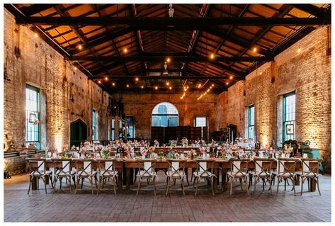 15 Unique Savannah Wedding Venues | See Prices Savannah Georgia Wedding Venues, Industrial Wedding Reception, Savannah Ga Wedding, Savannah Georgia Wedding, Ga Wedding Venues, Industrial Wedding Venues, Georgia Wedding Venues, Augusta Ga, Historic Wedding