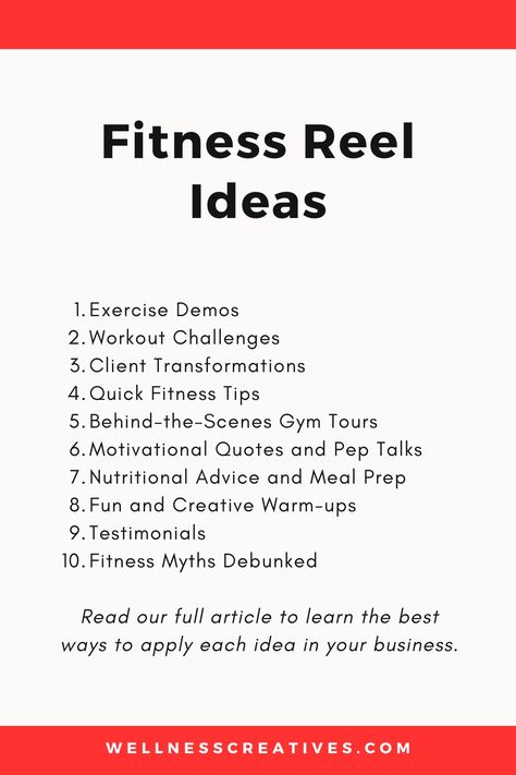 10 Fitness Reel Ideas To Grow Your Audience & Brand Fitness Niche Ideas, Tiktok Fitness Content Ideas, Health And Fitness Content Ideas, Fitness Social Media Post Ideas, Fitness Influencer Content Ideas, Online Fitness Coaching Business, Fitness Content Creator, Gym Content Ideas, Fitness Business Ideas