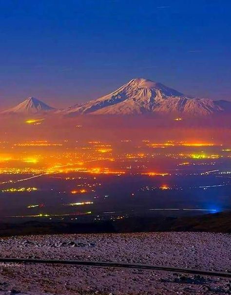 Yerevan and Biblical mount Ararat Mount Ararat, Armenia Travel, Armenian History, Beautiful Winter Scenes, Armenian Culture, Yerevan Armenia, Mountain Wallpaper, Turkey Travel, Art Wallpaper Iphone