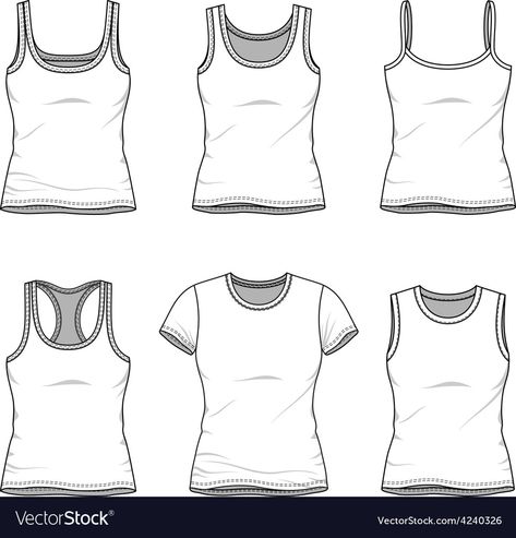 Clothe Template, Blank Clothing Template, Top Drawing, T Shirt Drawing, T Shirt Sketch, Shirt Sketch, Clothing Templates, Shirt Drawing, Girl Sleeves