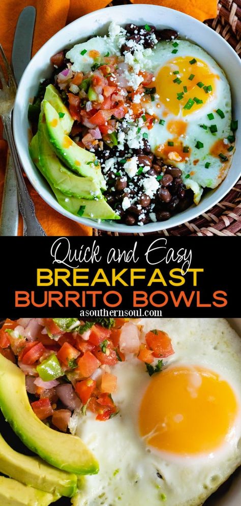 Breakfast Burrito Bowls (Quick And Easy)