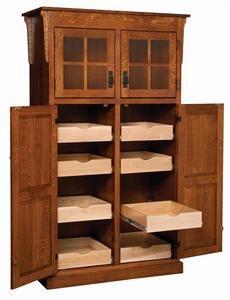 Furniture Pantry, Pantry Cabinet Free Standing, Antique Interior Design, Mission Style Furniture, Craftsman Kitchen, Pantry Cupboard, Kitchen Pantry Storage, Diy Pantry, Amish Furniture