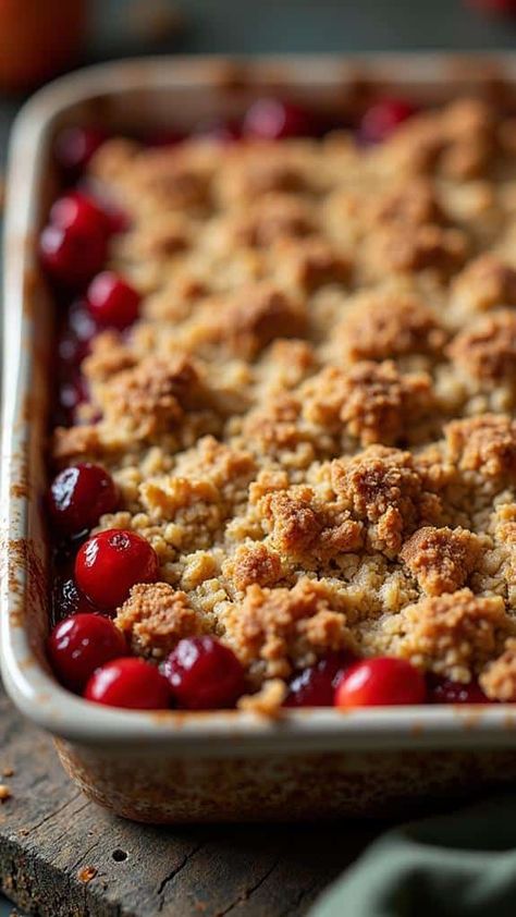 Spiced Cranberry Apple Crumble With Oat Topping Apple Crisp Topping Crumble Without Oats, Apple Cranberry Pie With Crumb Topping, Cranberries In The Snow Dessert, Apple Pie Crumble Topping Oats, Apple Crumble With Oats, Applecrisp Crumble With Oats, Spiced Plum Crumble, Cranberry Apple Crumble, Creamy Pudding