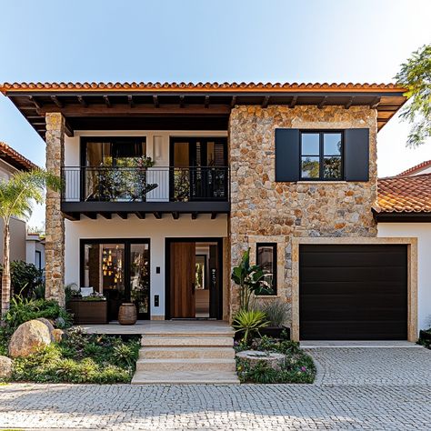 Discover stunning house exterior design ideas! Explore elegant facades, modern materials, and unique architectural details. #HouseDesigns #ElegantHomeFacades #ModernExteriorMaterials #UniqueArchitecturalDetails #CurbAppealInspiration #ExteriorHomeTrends #OutdoorDesignInspo #ArchitecturalInspiration #LuxuryHomeExteriors #BeautifulHomeDesign Timeless House Exterior, House Inspo Exterior, Vintage House Exterior, Italian Style House, Home Facade, Timeless House, House Outside, Old Architecture, Two Story House Design