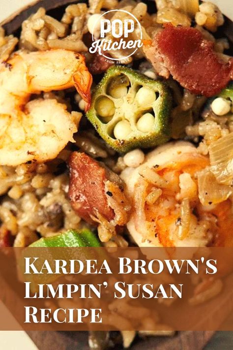 Kardea Brown Introduces a Lesser-Known Traditional Gullah Lowcountry Dish, Limpin’ Susan #chefrecipes #limpinsusan #southernrecipes https://parade.com/recipes/kardea-brown-limpin-susan Limpin Susan, Kardea Brown, Rice Dishes Recipes, Seafood Dish Recipes, Hoppin John, Cajun Dishes, Okra Recipes, Southern Recipes Soul Food, Country Recipes