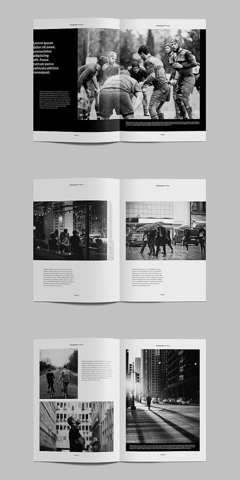 Photography Portfolio Layout, Photography Zine, Layout Editorial, Photography Portfolio Template, Graphic Design Magazine, Logos Photography, Fashion Editorial Layout, Indesign Layout, Magazine Layout Inspiration