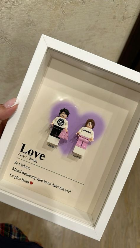 Couples Gift Aesthetic, Boyfriend And Girlfriend Gifts, Handcraft For Boyfriend, Bf Birthday Present, Bf Present Ideas Birthday, Birthday Bf Ideas, Gift Bf Ideas, Boyfriend Present Ideas Birthdays, Legos For Boyfriend