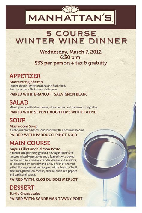 Wine Pairing Menu, Dinner And Wine, 7 Course Meal, 5 Course Meal, Wine Pairing Dinner, Culinary Lessons, Foodie Wedding, 3 Course Meals, Salad Soup