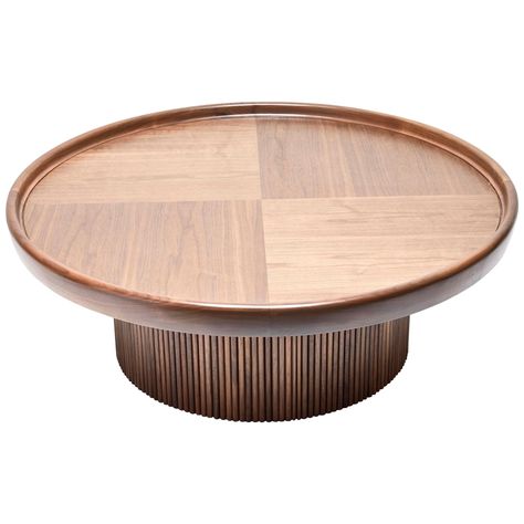 Lane Coffee Table, Round Center Table, Coffee Table Inspiration, Coffee Table Design Modern, Lawson Fenning, Modern Vintage Furniture, Oak Coffee Table, Deco Luminaire, Walnut Coffee Table