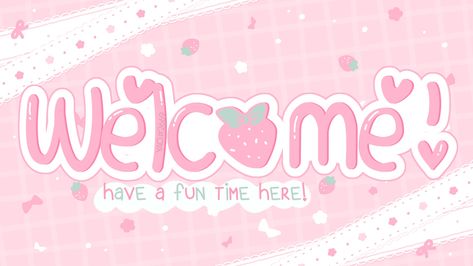 Hello Kitty Discord, Gfx Banner, Discord Theme, Pixel Kawaii, Welcome Banners, Twitch Streaming Setup, Watermark Ideas, Video Design Youtube, Youtube Banner Backgrounds