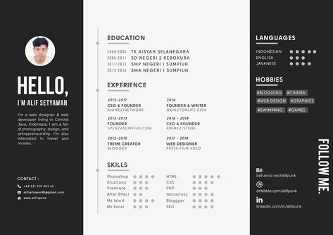 Landscape CV Resume A4 - Free Download (.PSD) on Behance Architecture Cv Design Creative Cv, Cv Landscape, Behance Template, Resume Landscape, Architectural Cv, Architect Resume, Cv Original, Graphic Design Cv, Cv Design Template