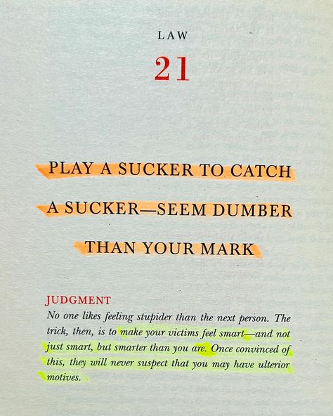 Few powerful laws from book - 48 laws of power. ✨“The 48 Laws of Power” by Robert Greene is an influential book that talks about the dynamics of power and human behavior. Through historical anecdotes, philosophies and practical advices, it helps on how to gain and maintain power in various social and professional context. This book will teach you powerful skills of leadership and be confident than ever before. ✨This book can have manipulative impacts that will help you control the people... 48 Laws Of Power Quotes, Robert Greene Books, The 48 Laws Of Power, Laws Of Power, Power Book, Power Dynamics, 48 Laws Of Power, Books To Read Nonfiction, Morning Prayer Quotes