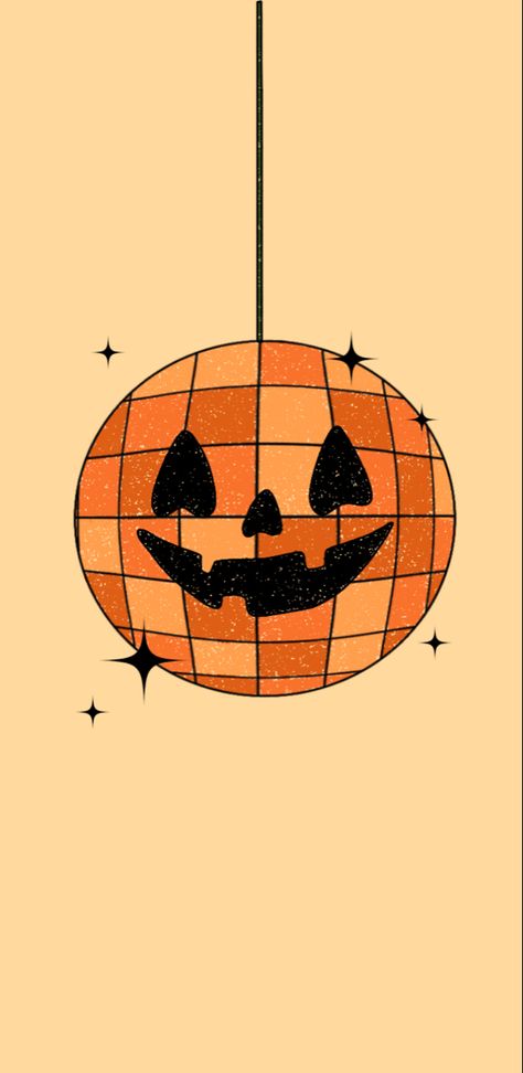 Cute Simple Wallpapers For Ipad, Fall Aesthetic Drawing Simple, Fall Wallpaper Aesthetic Iphone Simple, Orange Fall Aesthetic Wallpaper, Pumpkin Disco Ball, Halloween Backround Phone, Simple Pumpkin Wallpaper, Simple Fall Phone Wallpaper, Fall Desktop Wallpaper Macbook