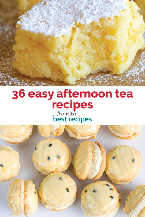 Tea Time Ideas Food, British Tea Time Recipes, Afternoon Tea Dessert Recipes, Ideas For Afternoon Tea Food, Easy Tea Party Food Sweet Treats, Asian Afternoon Tea Ideas, Vintage Afternoon Tea Ideas, Tea Time Desserts Easy, Afternoon Tea Baking