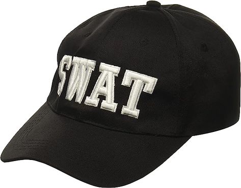 Amazon.com: Roma Costume Swat Hat Costume, Black, One Size : Clothing, Shoes & Jewelry Swat Hat, Size Clothing, Shoes Jewelry, Baseball Hats, Shoe Jewelry, Hats, Clothes, Black