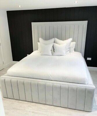 bedsnfurniture.com - Looking for similar products - Visit our website. High Quality Foam Backing. A Set of Solid Wooden Slats. "NO MIDDLE MAN -. A Set of Side Rails (Including Cylinder Legs and Centre Support). Brackets & Screws are included and Pre attached and are very simple to put together. Bedroom Panelling, Bespoke Beds, Upholstery Bed, Tv Beds, Mattress Support, Upholstered Bed Frame, Bed Base, New Beds, Panel Bed