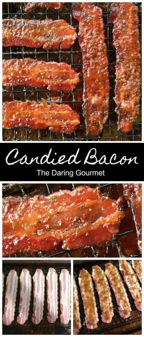 Candied Bacon Smoked Candied Bacon, Candied Bacon Recipe, Bacon In The Oven, Candied Bacon, Meal Recipes, Best Dinner Recipes, Bacon Recipes, On The Grill, The Grill