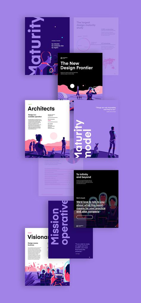 The New Design Frontier on Behance Digital Brochure Design Inspiration, Brochure Layout Design Inspiration, Brochure Graphic Design Inspiration, Digital Brochure Design Layout, Behance Cover Design, Flyer Design Inspiration Layout, Digital Brochure Design, Sell Sheet Design, Bulletin Design