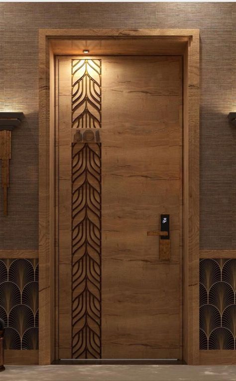 40 Stylish Modern Wooden Door Design Ideas - Engineering Discoveries House Entrance Doors, Pintu Interior, Wooden Door Entrance, Detail Arsitektur, Flush Door Design, Modern Wooden Doors, House Main Door Design, Main Entrance Door Design, Front Door Design Wood