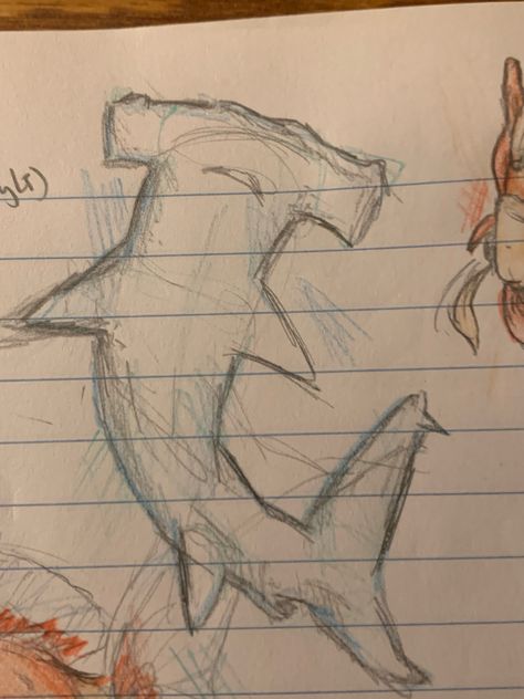 Ocean Drawing, Shark Drawing, Shark Art, Guitar Painting, Easy Doodles Drawings, Easy Drawings Sketches, Cute Doodles Drawings, Arte Inspo, Cute Doodle Art