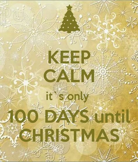 Keep Calm It's Only 100 Days Until Christmas. (Oct 15?) 100 Days Before Christmas Countdown, 100 Days Till Christmas, Virtual Hugs, Believe In Christmas, Lose A Stone, Christmas Boxes, Days To Christmas, Days Till Christmas, Virtual Hug