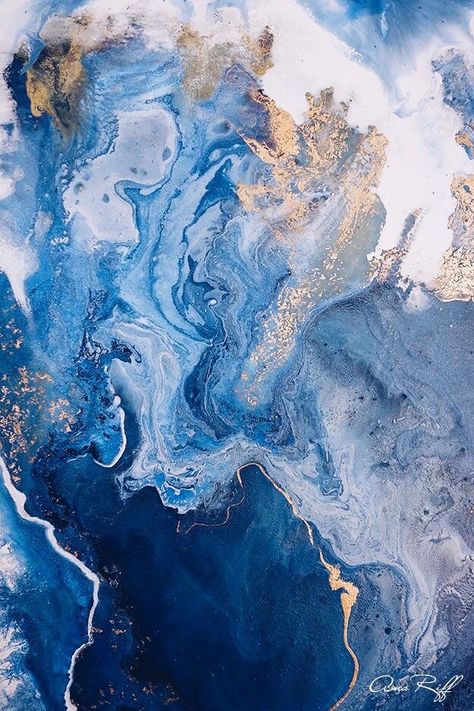 Marble Aesthetic, Marble Painting, Blue Abstract Painting, Soyut Sanat Tabloları, Marble Wallpaper, Marble Art, Fluid Painting, Pouring Art, Painting Wallpaper