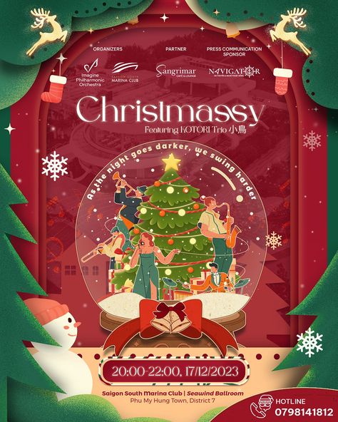 Christmas Ads Design, Christmas Poster Design Graphics, Christmas Banner Design, Poster Natal, Banner Design Templates, Xmas Poster, Web Header, Christmas Poster Design, Christmas Party Poster