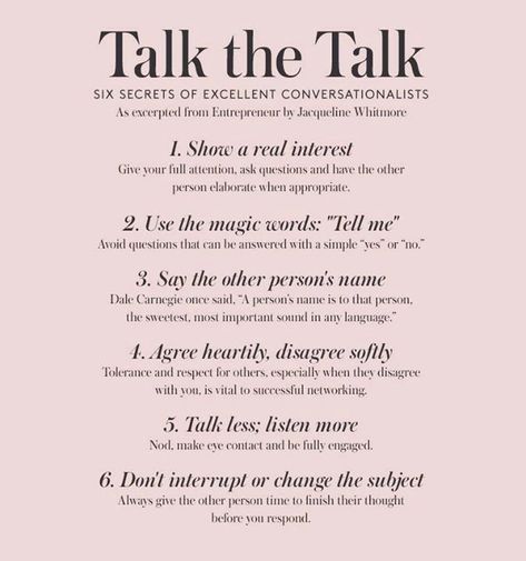 [Image]Great conversations have the power to change lives. - post - Imgur Etiquette And Manners, Motivation Poster, Magic Words, The Talk, Life Advice, Self Improvement Tips, Emotional Health, Public Relations, Good Advice