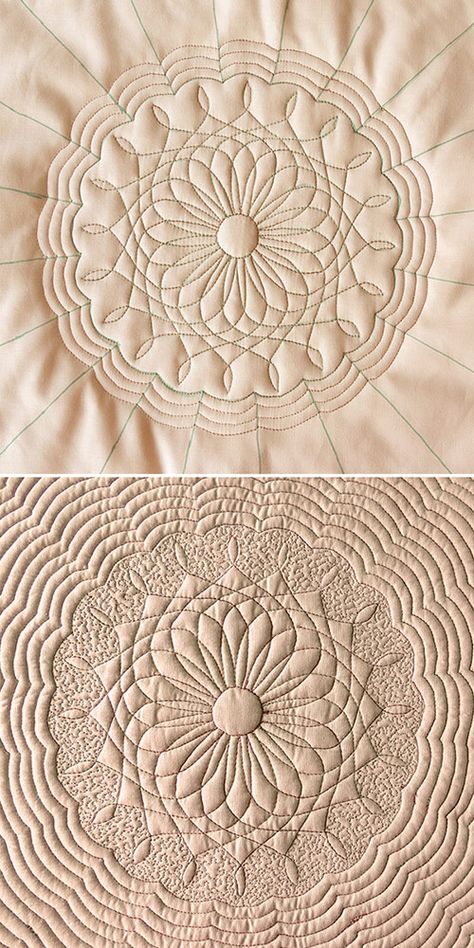 wholecloth-quilt-pattern-4 Meandering Quilting Designs, Embroidery Quilt Patterns, Machine Quilting With Decorative Stitches, Prostitcher Designs For Quilts, Block Quilting Designs, Free Motion Feather Quilting Designs, Design On Fabric, Wholecloth Quilts, How To Free Motion Quilt On A Regular Sewing Machine