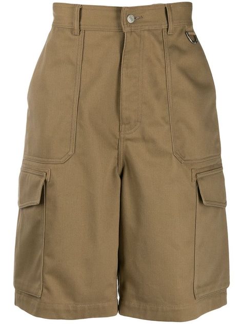 Boy Clothes Aesthetic, Modern Uniform, Timeless Staples, Ami Alexandre Mattiussi, Alexandre Mattiussi, Knee Length Shorts, Brown Shorts, Ami Paris, Character Outfits