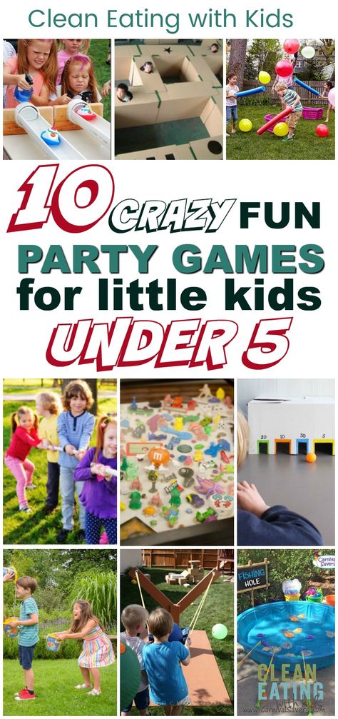 10 Fun & Super Entertaining Party Games for Little Kids Under 5 Toddler Birthday Party Games, Kids Party Games Indoor, Toddler Birthday Games, Boys Birthday Party Games, Games For Little Kids, Kids Birthday Party Activities, Childrens Party Games, Indoor Party Games, Easy Party Games