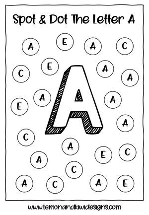 Dot Letters Printable, Just A Dot Not A Lot Printable Free, Free Preschool Printables Alphabet, Preschool Alphabet Printables, Free Printable Alphabet Worksheets, Printable Alphabet Worksheets, Dot Letters, Homeschool Preschool Activities, Dot Worksheets